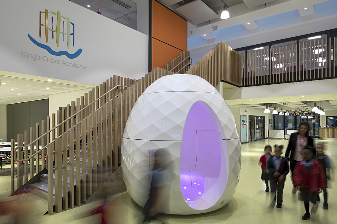 Seedpod at King's Cross Academy, London.