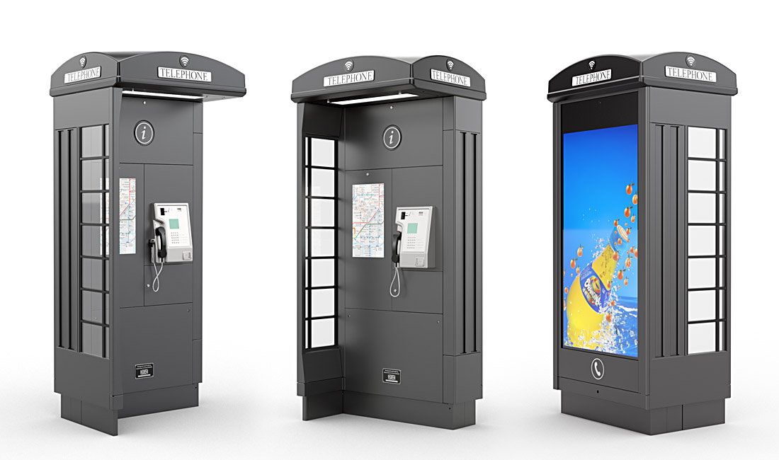 Amscreen NGT - Telephone Kiosk Design